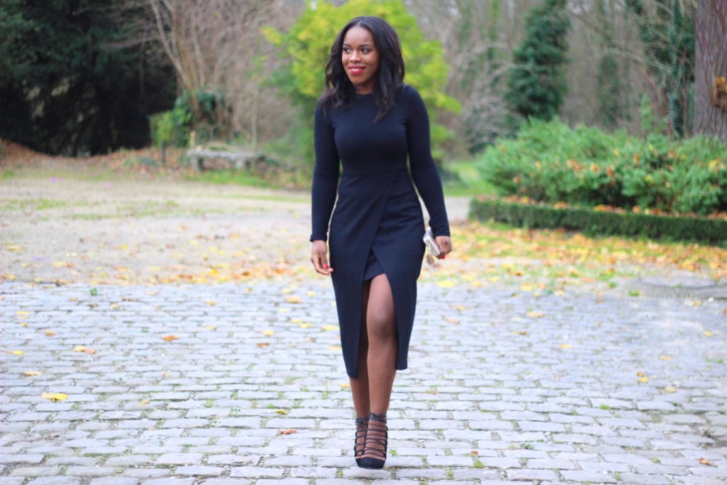 THE UNEXPECTED PARTY BLACK DRESS
