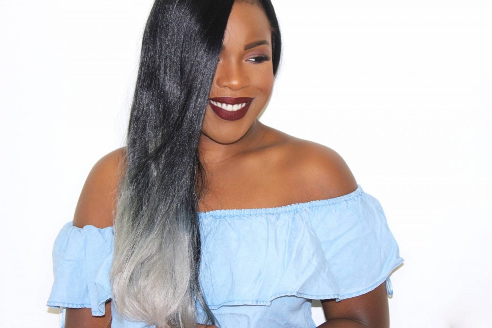 NEW HAIR NEW ME LACE WIG OMBRE GRIS