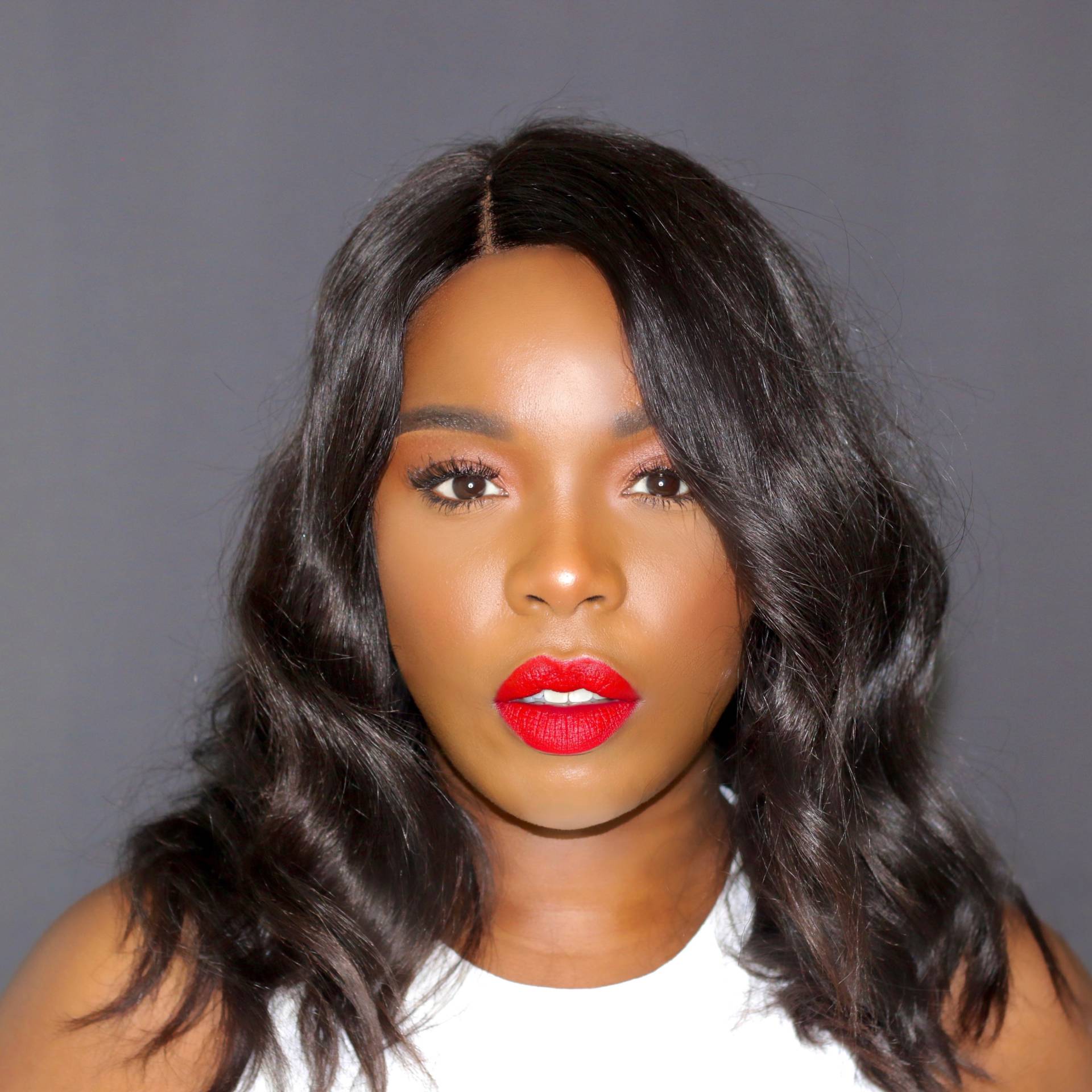 SWATCH FENTY BEAUTY MATTEMOISELLE MA'DAMN ON DARK SKIN